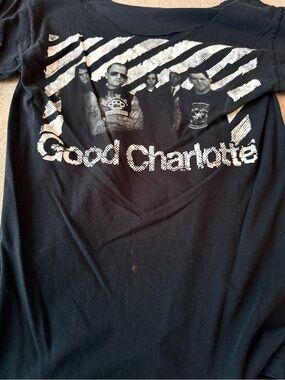 Good Charlotte - vintage Black Graphic Band Tee